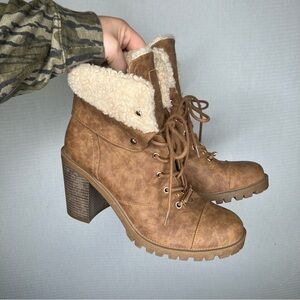GBG Los Angeles | Heeled Fur Lined Boots‎ 11 New Woman's